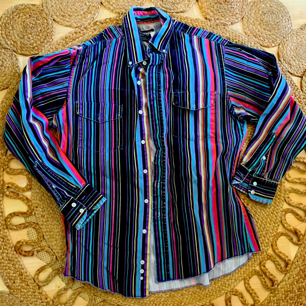 VINTAGE wrangler western shirt.